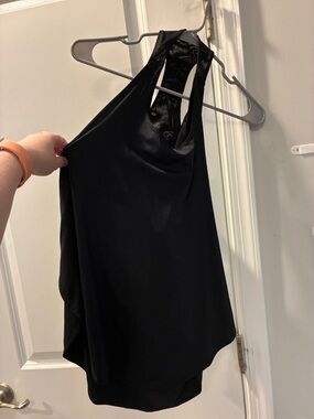 Fabletics Black Sleeveless Racerback Tank